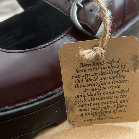 Brand new Born shoes never worn. Size 6 burgundy - Picture 5 of 8